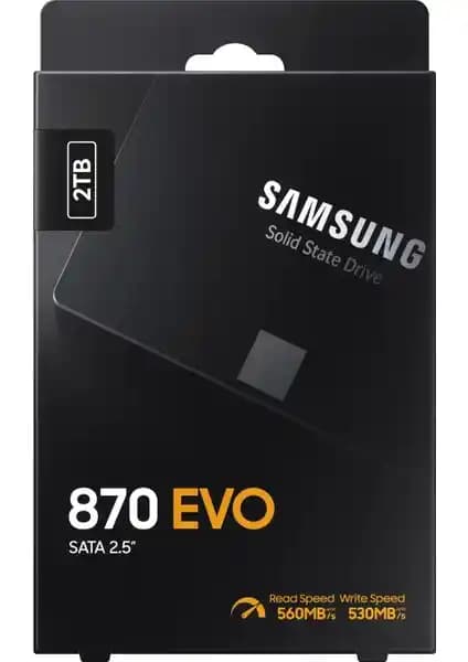 Samsung 870 EVO 2TB SSD: Yüksek Performans ve Güvenilirlik Sunan Depolama Çözümü