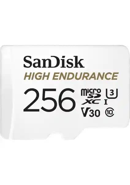 SanDisk 256GB Yüksek Dayanıklılık MicroSDXC Kartı Güvenilir ve Yüksek Performanslı Depolama Çözümü