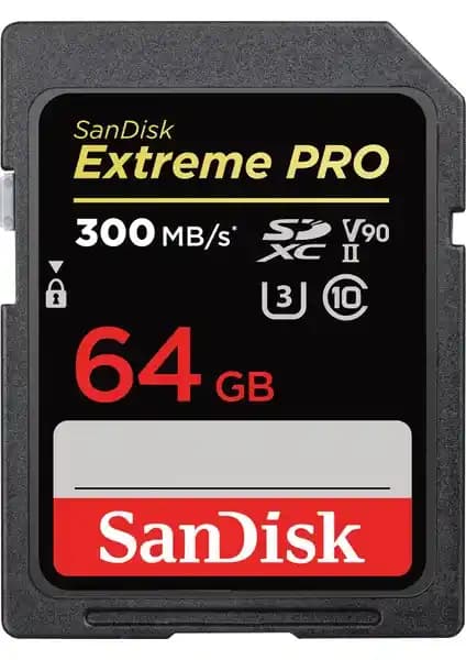 SanDisk 64GB Extreme Pro SD Kart: Yüksek Hızlı Profesyonel Hafıza Çözümü