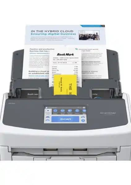 ScanSnap Zarif Beyaz Tarayıcı: Modern Ofisler İçin Yüksek Performanslı Çift Taraflı Belge Tarama Cihazı