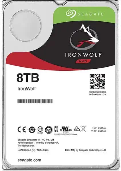Seagate IronWolf 8TB SATA 3 3.5-Inç Sabit Disk ile Yüksek Kapasiteli Veri Depolama Çözümü