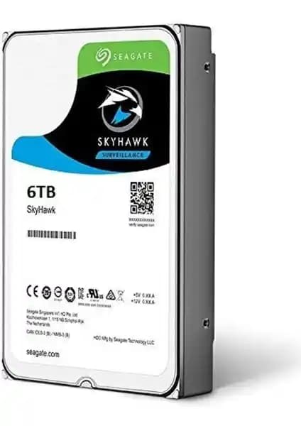 Seagate Skyhawk 6TB 3,5 İnç Güçlü ve Güvenilir Veri Depolama Çözümü