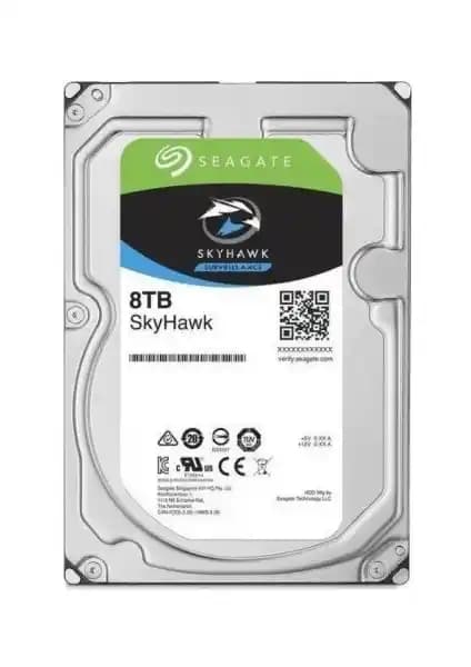 Seagate SkyHawk 8TB Güvenlik HDD: Dayanıklı ve Yüksek Kapasiteli Veri Depolama Çözümü