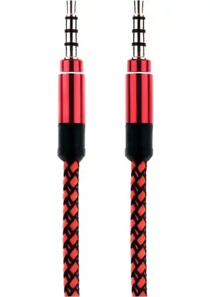 Soultech Aux Kablo Kırmızı (DK902K) yüksek ses kalitesi ve dayanıklılık sağlayan kablo