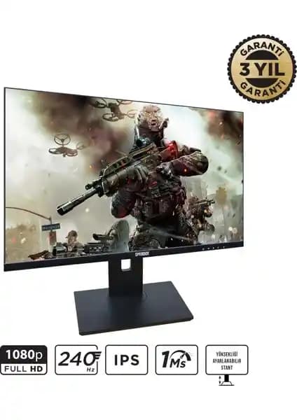Spardox Gaming SG-24240P 24 İnç Full HD IPS Monitör Yüksek Performans ve Ergonomik Tasarım