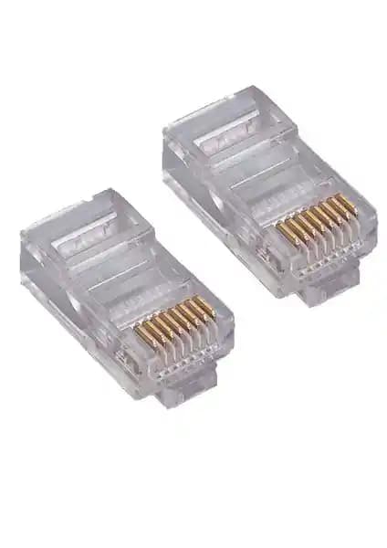 Speed Sp-U100 Cat5-Cat6 RJ45 Konnektörleri 100'lü Paket Ağ Bağlantı Çözümü