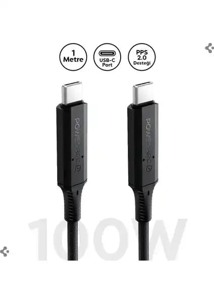 Spigen USB-C to USB-C 1 Metre Örgü Kablo ile Güçlü ve Hızlı Bağlantı Çözümleri