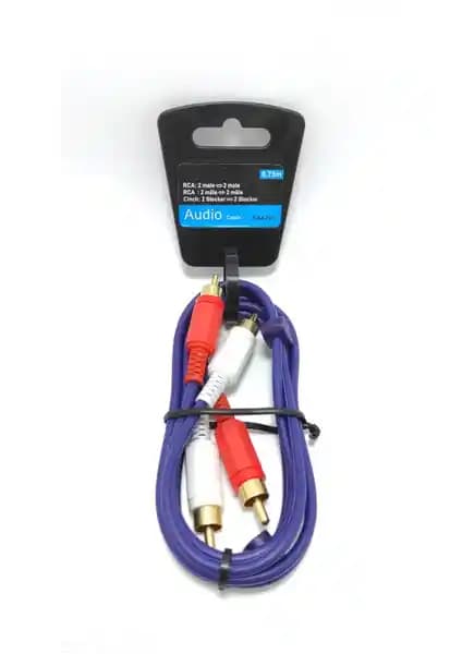 Thomson 0.75 Metre 2 Rca Kablo ile Yüksek Kalite Ses Bağlantısı Sağlayın