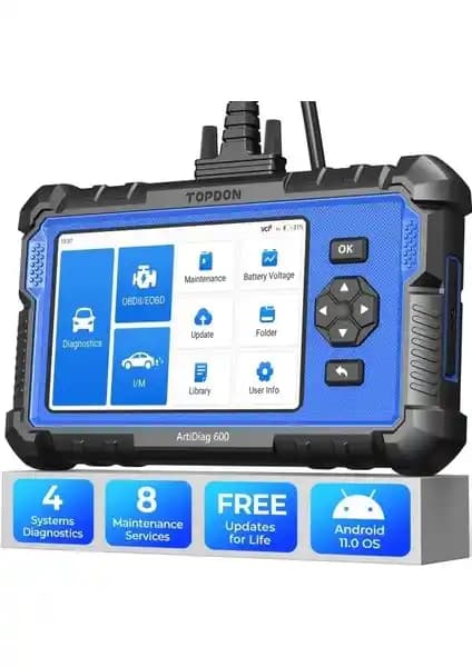 Topdon Yükseltilmiş AD600 OBD2 Tarayıcı ile Otomotiv Teşhisinde Yeni Dönem