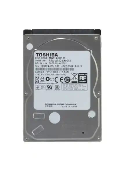 Toshiba MQ Serisi 1TB 5400RPM Dizüstü Bilgisayar Sabit Diski Güncel ve Güvenilir Depolama Seçeneği