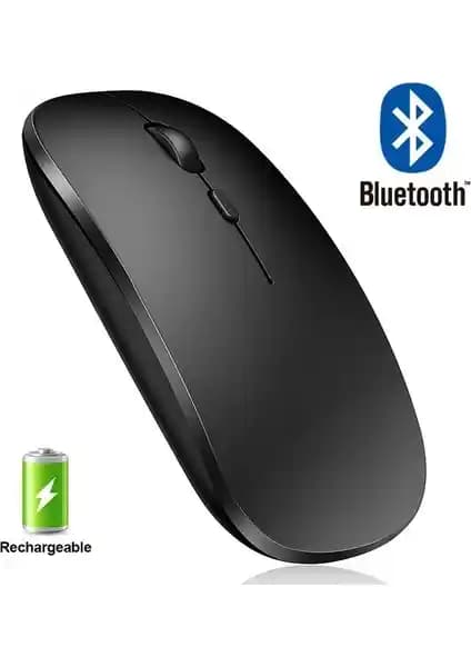 TriLine Bluetooth Şarjlı 2.4GHz Kablosuz Mouse: Modern Kullanım İçin Çok Yönlü Çözüm