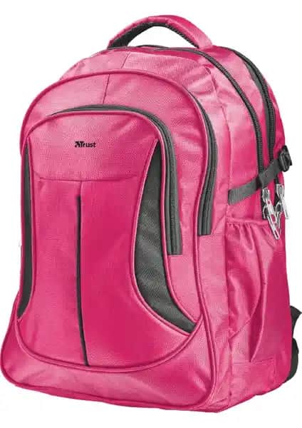 Trust 22857 Lima 16'' Notebook Sırt Çantası Pembe - Şık Tasarım ve Geniş Saklama Alanı