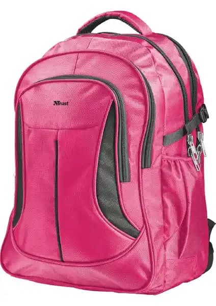 Trust 22857 Lima 16'' Notebook Sırt Çantası Pembe - Şık Tasarım ve Geniş Saklama Alanı