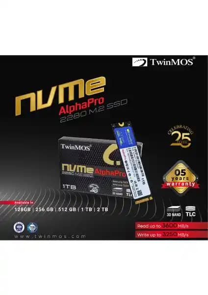 TwinMos 1TB M.2 PCIe Gen3 NVMe SSD İnceleme ve Teknik Özellikler