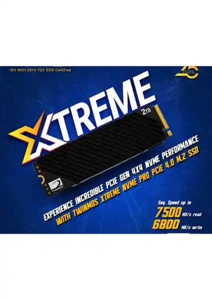 TwinMos 2TB M.2 PCIe Gen4 NVMe SSD ile yüksek performanslı depolama çözümleri