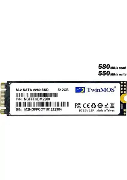 TwinMos NGFFFGBM2280 512GB SSD: Yüksek Performans ve Güvenilirlik Sunan Modern Depolama Çözümü