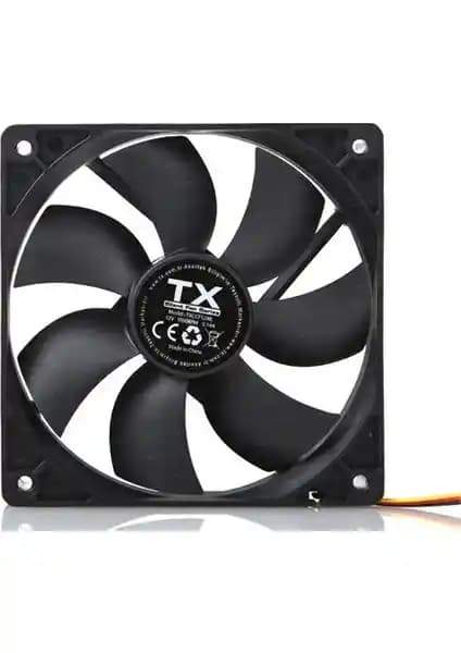 TX 12 cm Sessiz Siyah Kasa Fanı Performans ve Dayanıklılık Analizi
