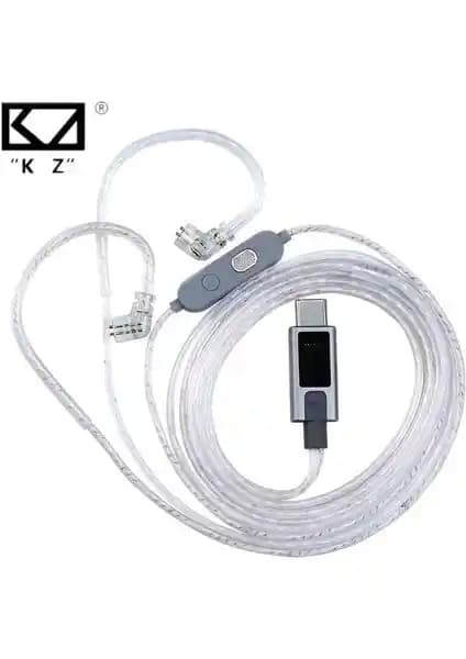 Type-C Gümüş DAC Kulaklık Kablosu Yüksek Ses Kalitesi ve Dayanıklılık Sunar