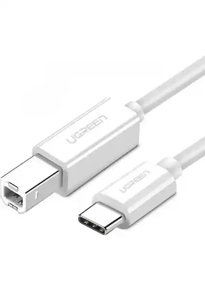 Ugreen USB Type-C to USB B Yazıcı Kablosu 1 Metre Dayanıklı ve Yüksek Performanslı