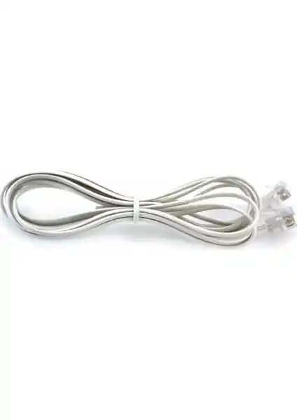 Ulbay Telefon Hat Kablosu 5 Metre Uzunluk ve Güçlü Bağlantı Özelliği ile Güvenilirlik