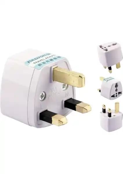 Umut Bilişim Elektrik Priz Dönüştürücü İngiltere ve ABD Uyumlu Adaptör