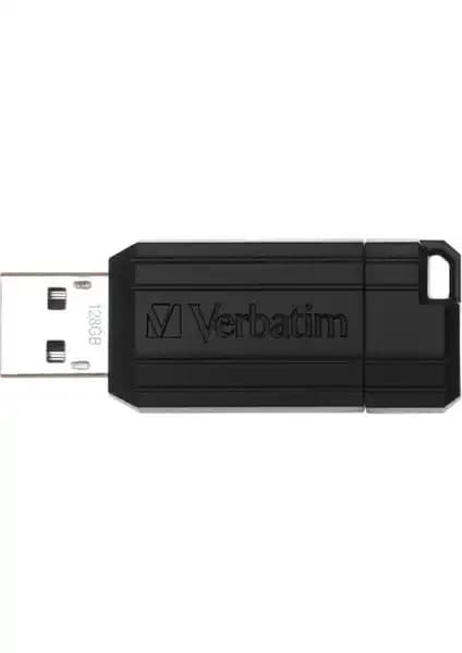 Verbatim 128GB USB 2.0 PinStripe Bellek: Güçlü ve Güvenilir Veri Saklama Çözümü