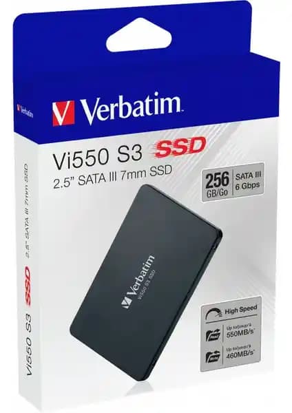 Verbatim Vi550 S3 256GB SSD: Yüksek Performans ve Güvenilirlik Sunan Depolama Çözümü