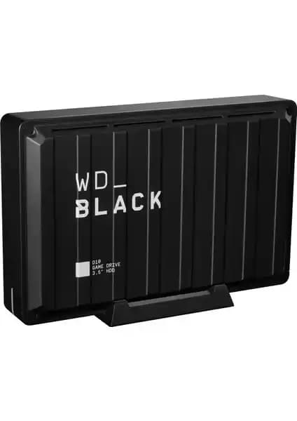 WD BLACK D10 8TB 3.5 İnç Taşınabilir Disk Yüksek Kapasite ve Performans Sağlar