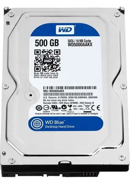 WD Blue 500 GB 3.5 İnç Güvenlik Harddiskleri ile Güçlü ve Güvenilir Depolama Çözümü