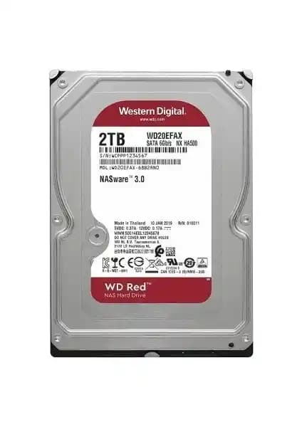 WD Red 2TB 3.5" SATA 3 NAS Diski: Yüksek Performans ve Güvenilirlik Sağlayan Depolama Çözümü