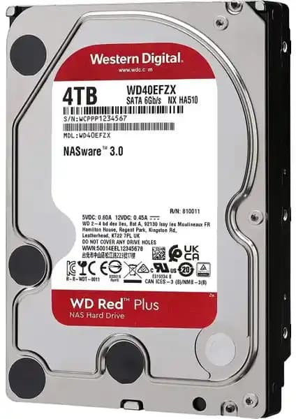 WD Red 4TB 5400RPM SATA3 NAS Sabit Diski Güçlü ve Güvenilir Depolama Çözümü