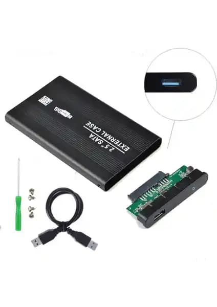 Wozlo 2.5 inç SATA HDD USB 3.0 Kutu: Dayanıklı ve Şık Veri Depolama Çözümü
