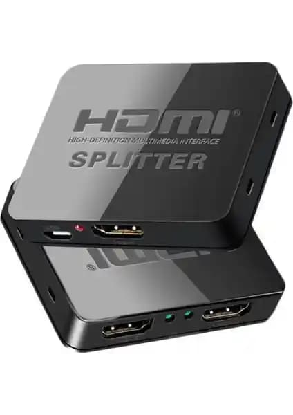 Wozlo 2 Port HDMI Çoklayıcı Splitter Yüksek Çözünürlük ve Çoklu Ekran Desteği