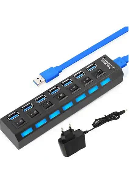 Wozlo 7 Port USB 3.0 Çoklayıcı Hub: Yüksek Performanslı ve Güvenilir Bağlantı Çözümü