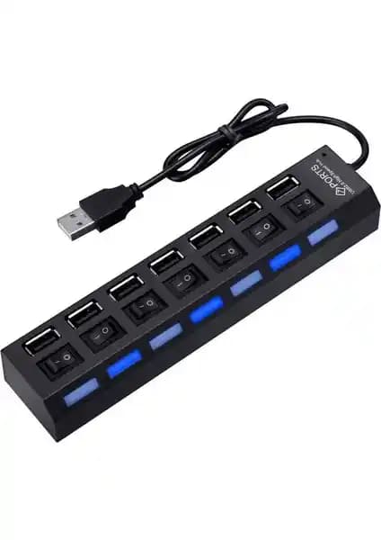 Wozlo 7 Port USB Hub Çoklayıcı ile Çok Sayıda Cihazı Kolayca Bağlayın