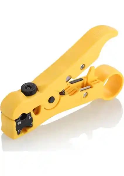 Wozlo Universal Koaksiyel Kablo Soyucu Aparatı: Çok Yönlü ve Dayanıklı El Aleti