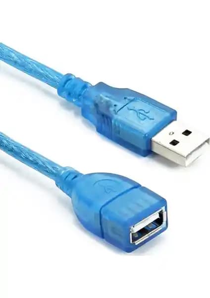 Wozlo USB 2.0 Uzatma Kablosu 5 Metre Uzunluk ve Yüksek Hızlı Veri Aktarımı İçin