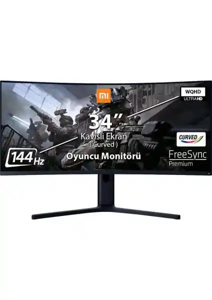 Xiaomi Mi Curved BHR4269GL 34 İnç Kavisli Monitör 144Hz 4ms Görüntü Kalitesi