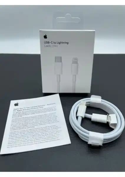 Yusoft Apple Lightning Orijinal Hızlı Şarj Kablosu 1 Metre Uzunlukta Güvenilir Performans