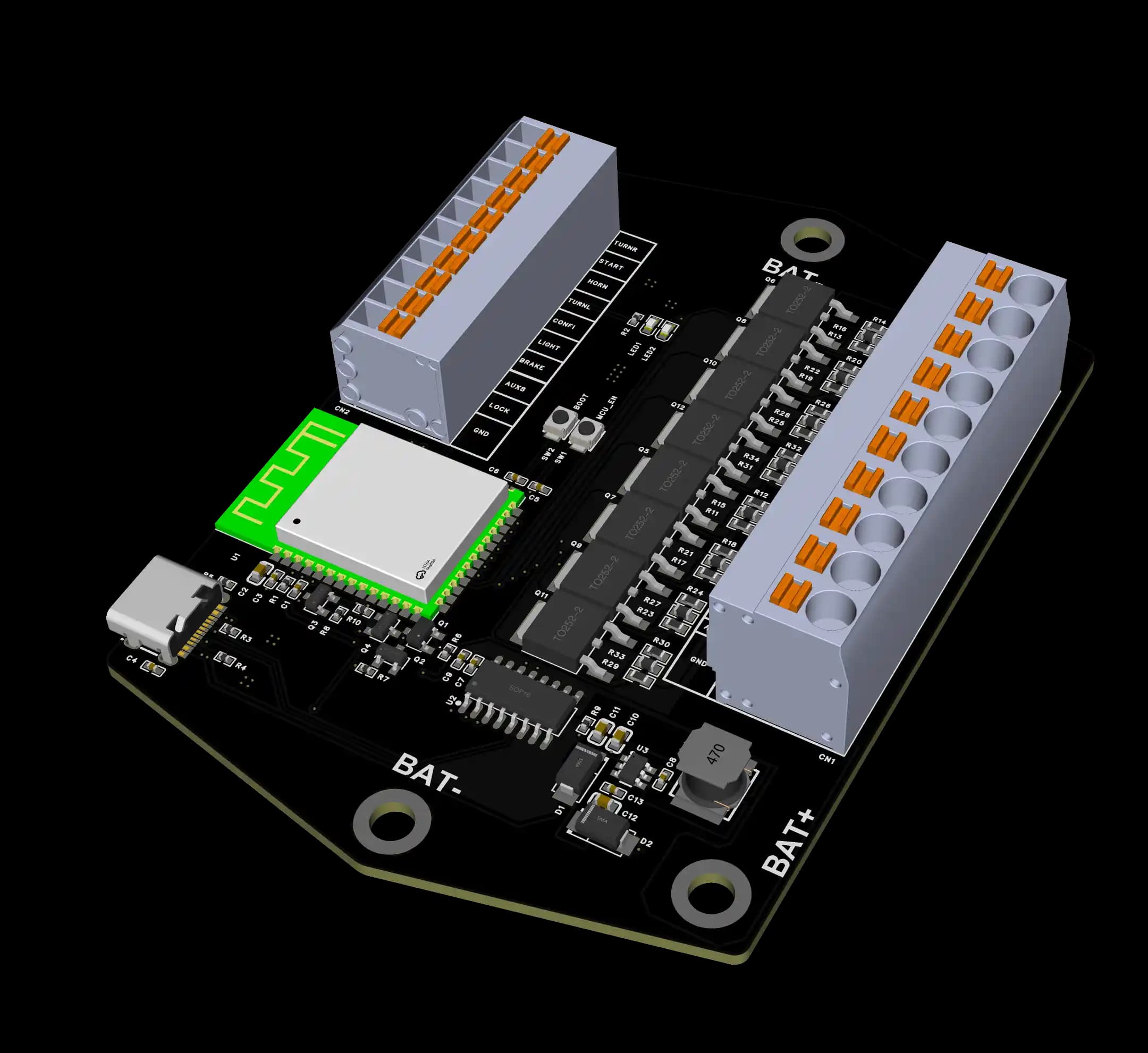 ESP32 Tabanlı Motogadget M-Unit Blue Klonu: Açık Kaynaklı Motosiklet Güç Kontrolü