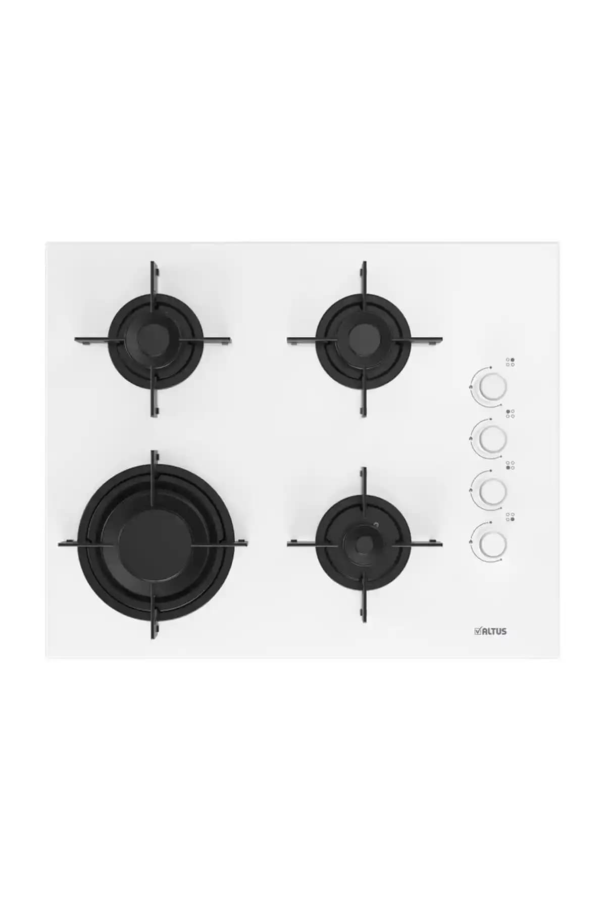 Altus Ala 189 DW Beyaz Ankastre Cam Ocak: Modern ve Güvenli Mutfak Çözümü