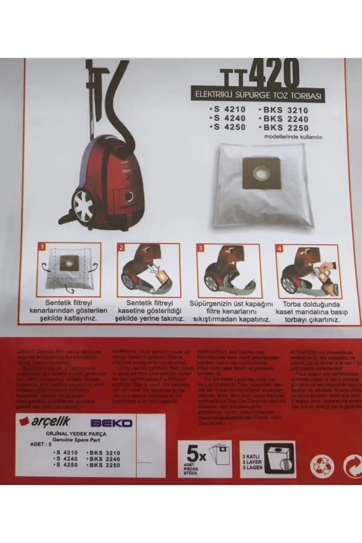 2025'te Arçelik TRB 6986 B Toz Torbası ile Temizlikte Fark Yaratın