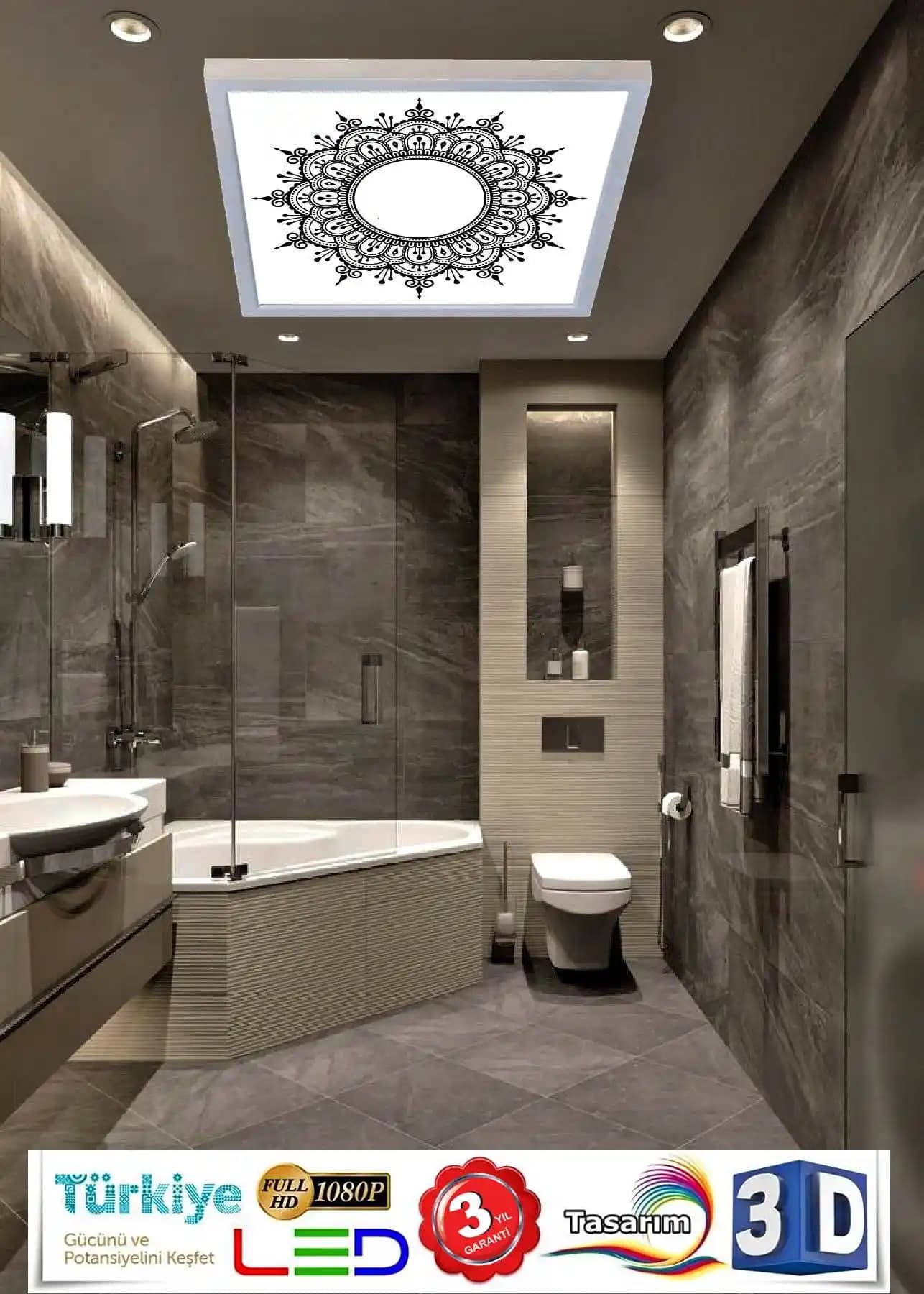 Banyo LED Tavan Lambası Seçimi ve Trendler: Enerji Verimli ve Suya Dayanıklı Modeller