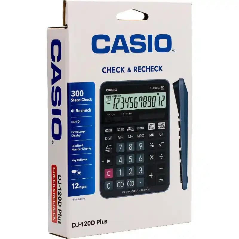 Casio DJ-120D Plus: Dayanıklı ve Çok Fonksiyonlu Dijital Hesap Makinesi Özellikleri
