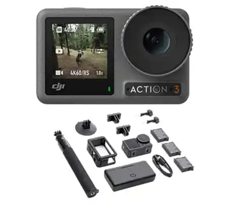 DJI Osmo Action 3 Adventure Combo: Dayanıklı ve Çok Fonksiyonlu Aksiyon Kamerası
