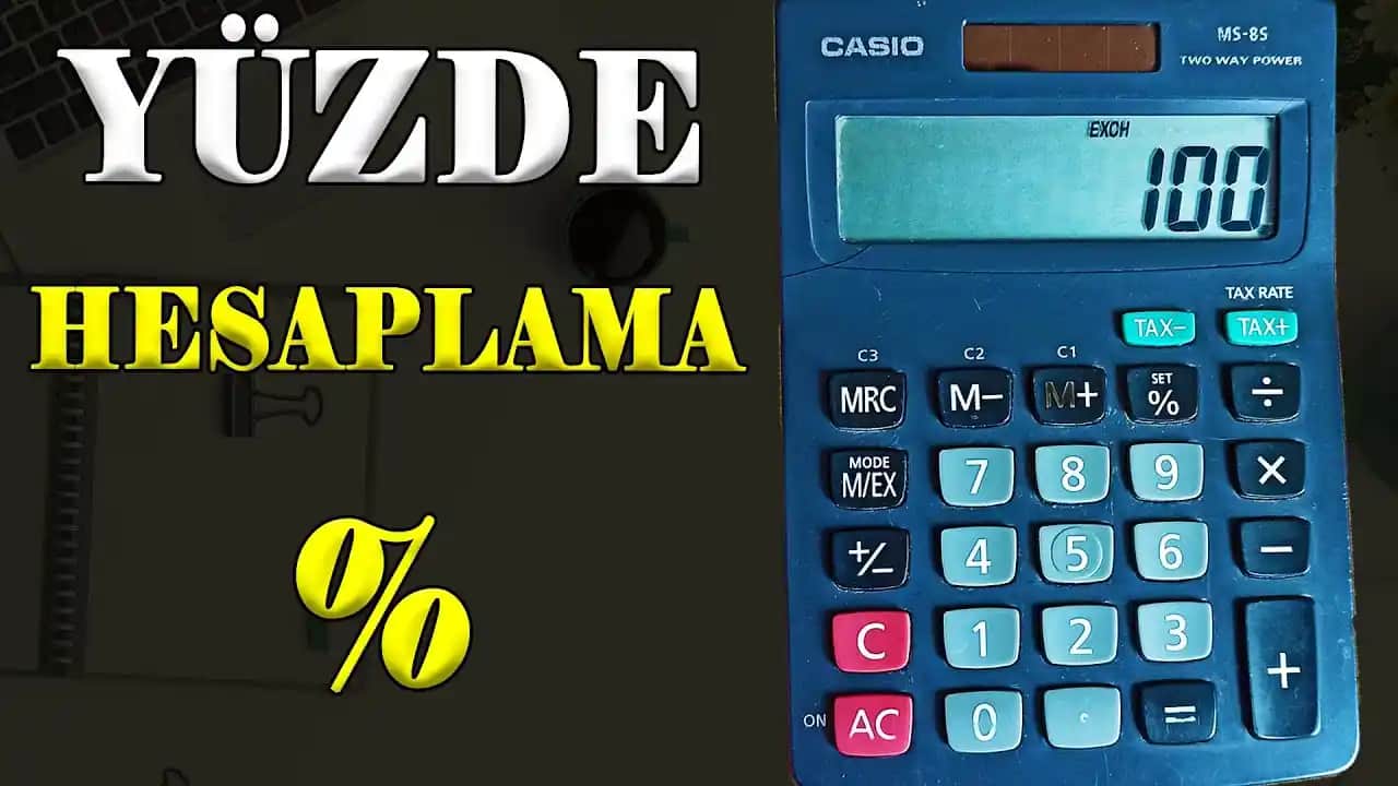 Elektronik Hesap Makineleriyle Yüzde Hesaplama Teknikleri ve Günlük Uygulamaları
