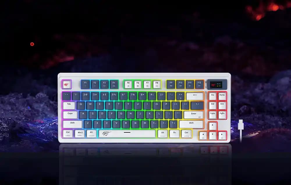 Havit KB884L Mekanik RGB Klavye ile Elektronik Dünyasında Performans ve Estetiği Yükseltin