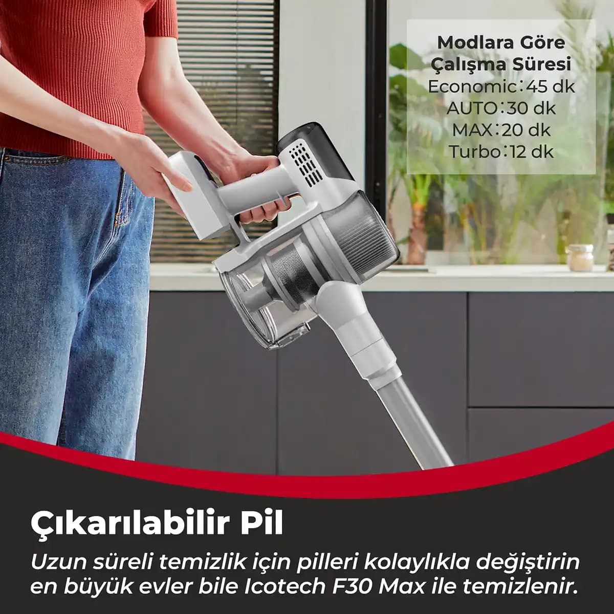 İcoTech Dikey Süpürge: Modern Elektronik Teknolojisiyle Pratik ve Güçlü Temizlik Çözümü