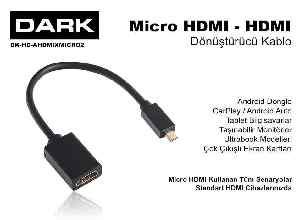 Micro HDMI Dönüştürücü Nedir ve Hangi Cihazlarda Kullanılır