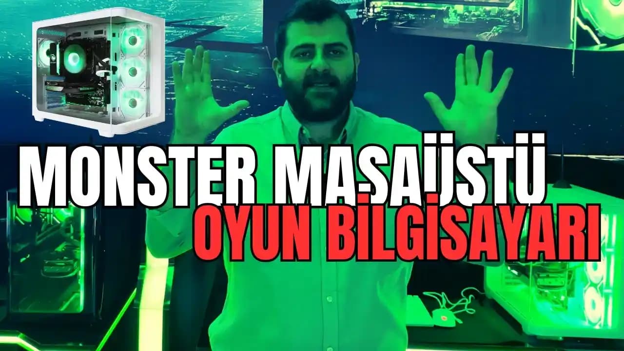 Monster Masaüstü Oyun Bilgisayarı: Yüksek Performans ve Güçlü Donanım Özellikleri